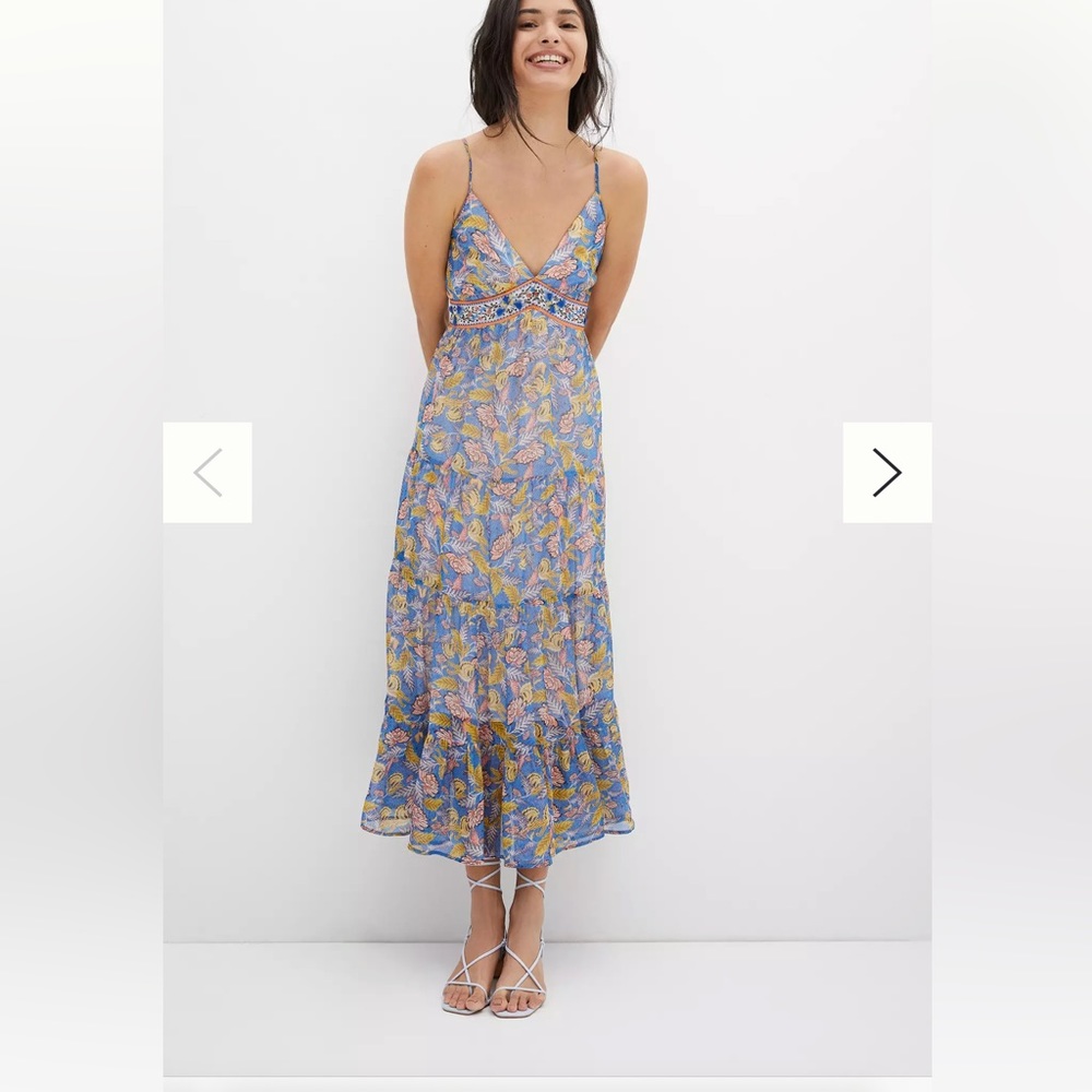 Anthropologie Verb Vineyard Maxi Dress by Pallavi Singhee Size 0